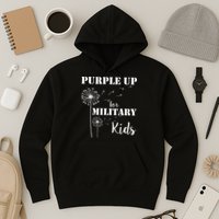 Purple Up Military Child Hoodie