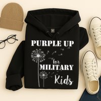Purple Up Military Child Hoodie