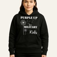 Purple Up Military Child Hoodie