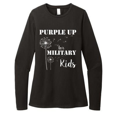 Purple Up Military Child Womens CVC Long Sleeve Shirt