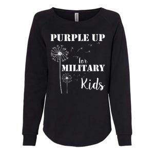 Purple Up Military Child Womens California Wash Sweatshirt