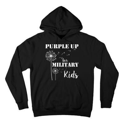 Purple Up Military Child Tall Hoodie