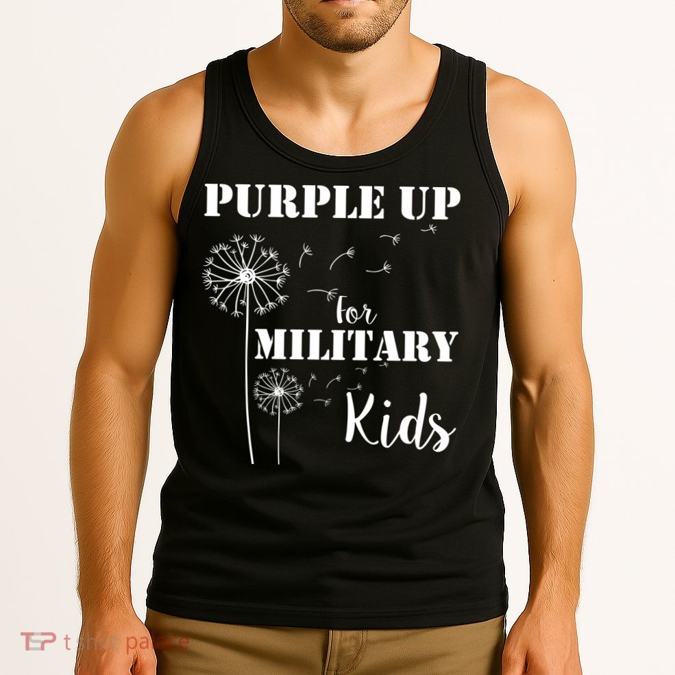 Purple Up Military Child Tank Top