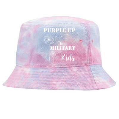 Purple Up Military Child Tie-Dyed Bucket Hat