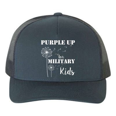 Purple Up Military Child Yupoong Adult 5-Panel Trucker Hat