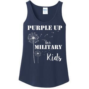 Purple Up Military Child Ladies Essential Tank