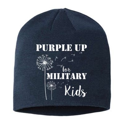 Purple Up Military Child Sustainable Beanie