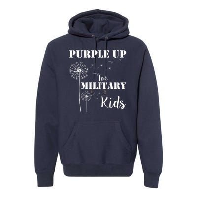 Purple Up Military Child Premium Hoodie