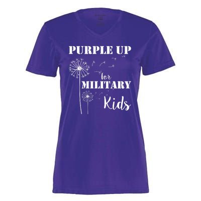 Purple Up Military Child Women's Momentum V-Neck T-Shirt