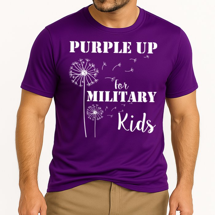 Purple Up Military Child Cooling Performance Crew T-Shirt