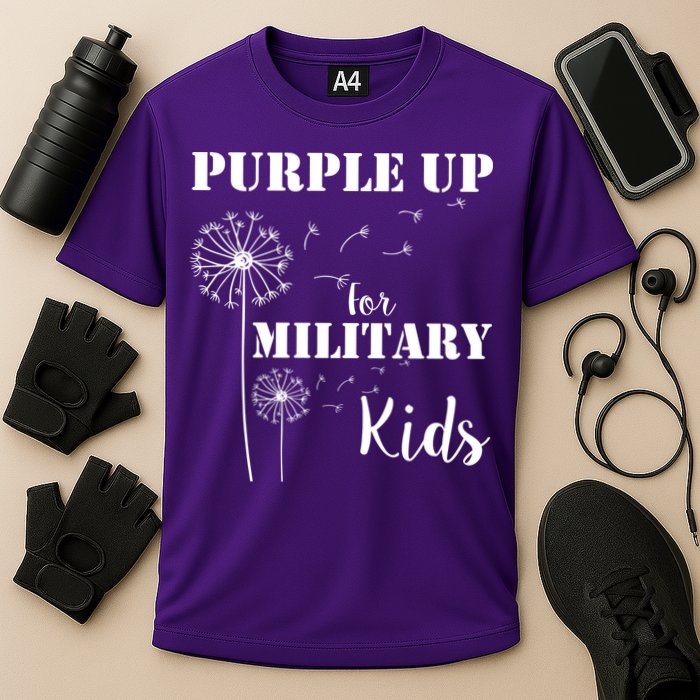 Purple Up Military Child Cooling Performance Crew T-Shirt