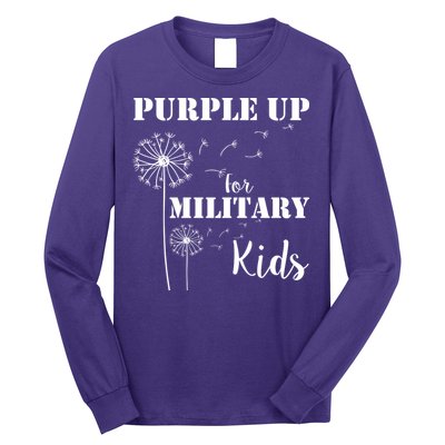 Purple Up Military Child Long Sleeve Shirt