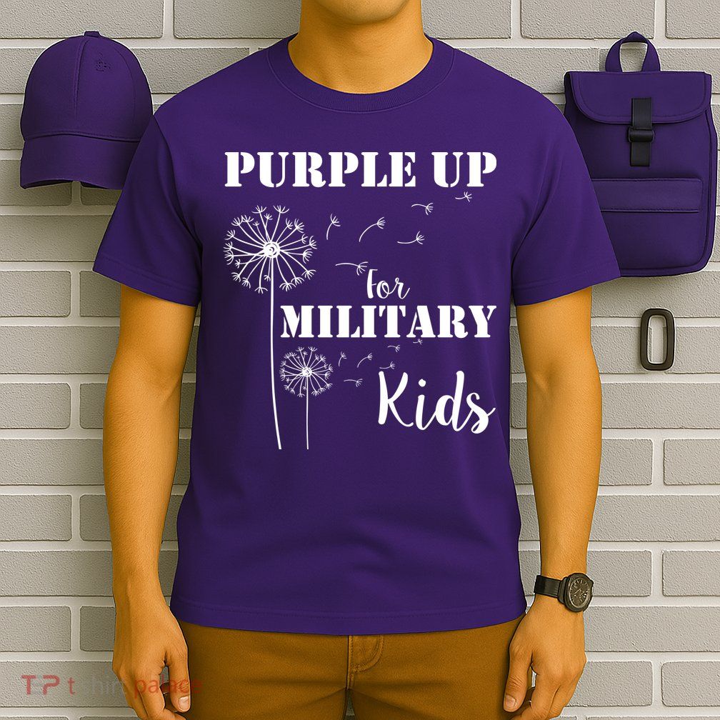 Purple Up Military Child T-Shirt