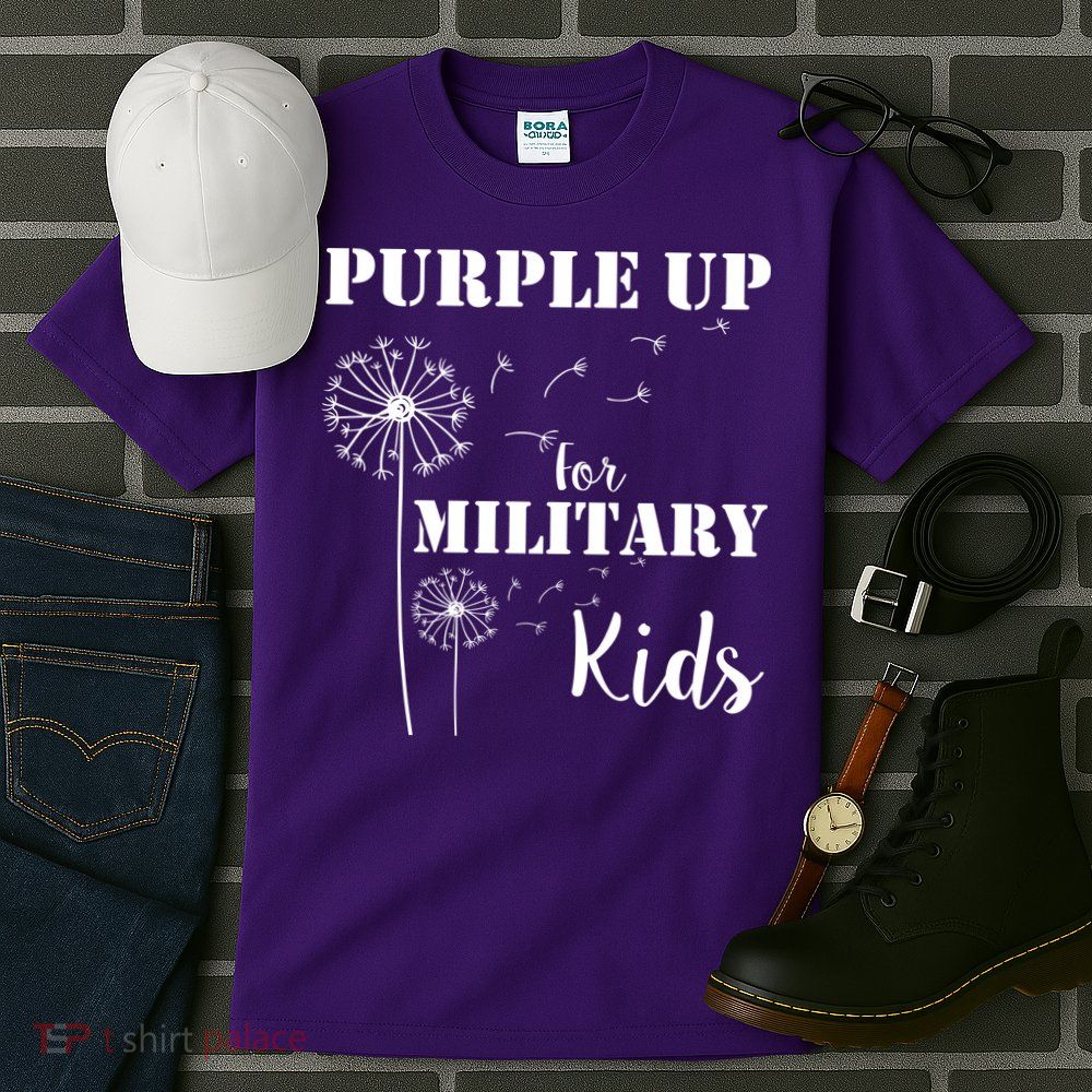 Purple Up Military Child Tall T-Shirt