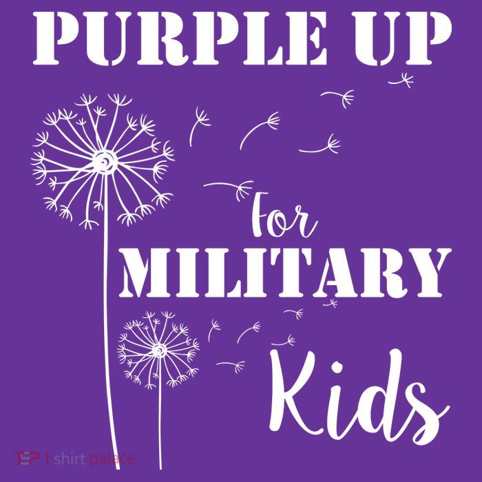 Purple Up Military Child Trucker Hat