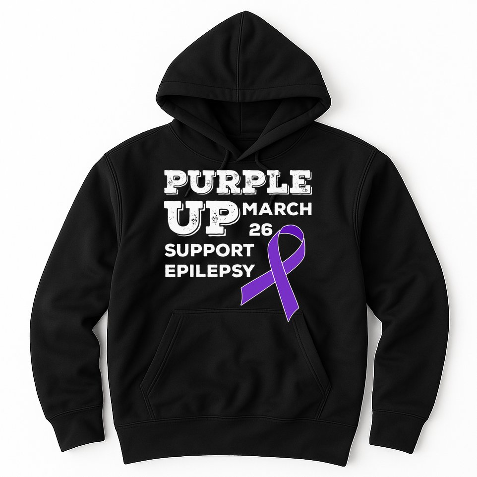 Purple UP March 26 Support Epilepsy Awareness Day Hoodie