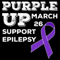 Purple UP March 26 Support Epilepsy Awareness Day Flat Bill Trucker Hat