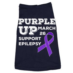 Purple UP March 26 Support Epilepsy Awareness Day Doggie Tank