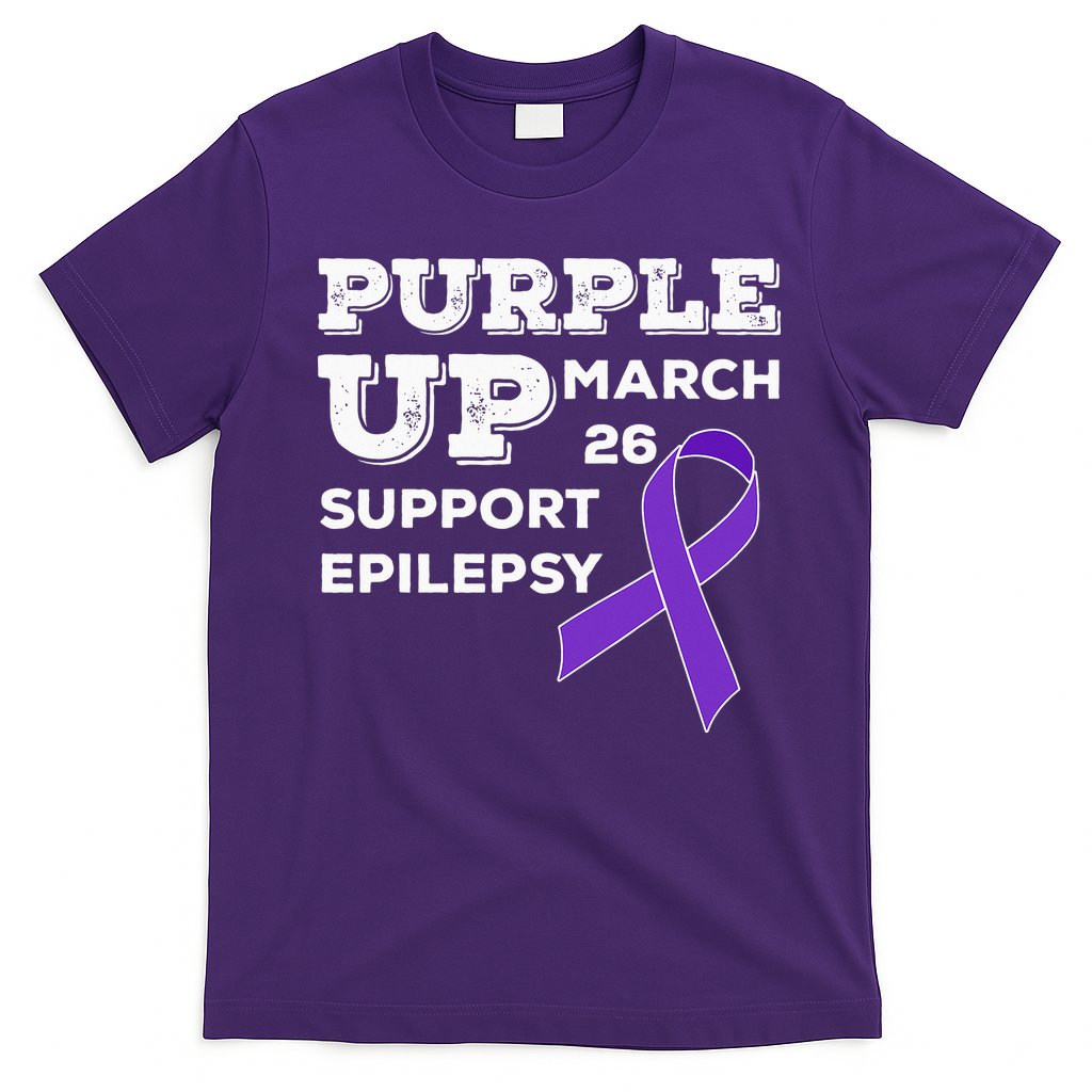 Purple UP March 26 Support Epilepsy Awareness Day T-Shirt