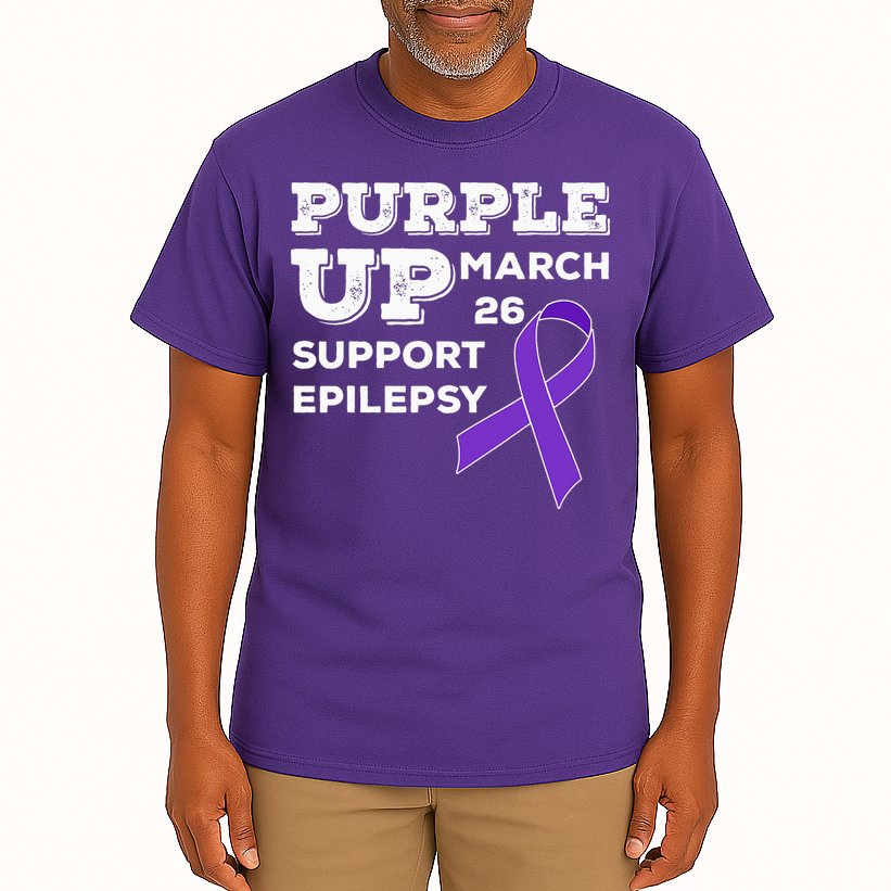Purple UP March 26 Support Epilepsy Awareness Day Tall T-Shirt