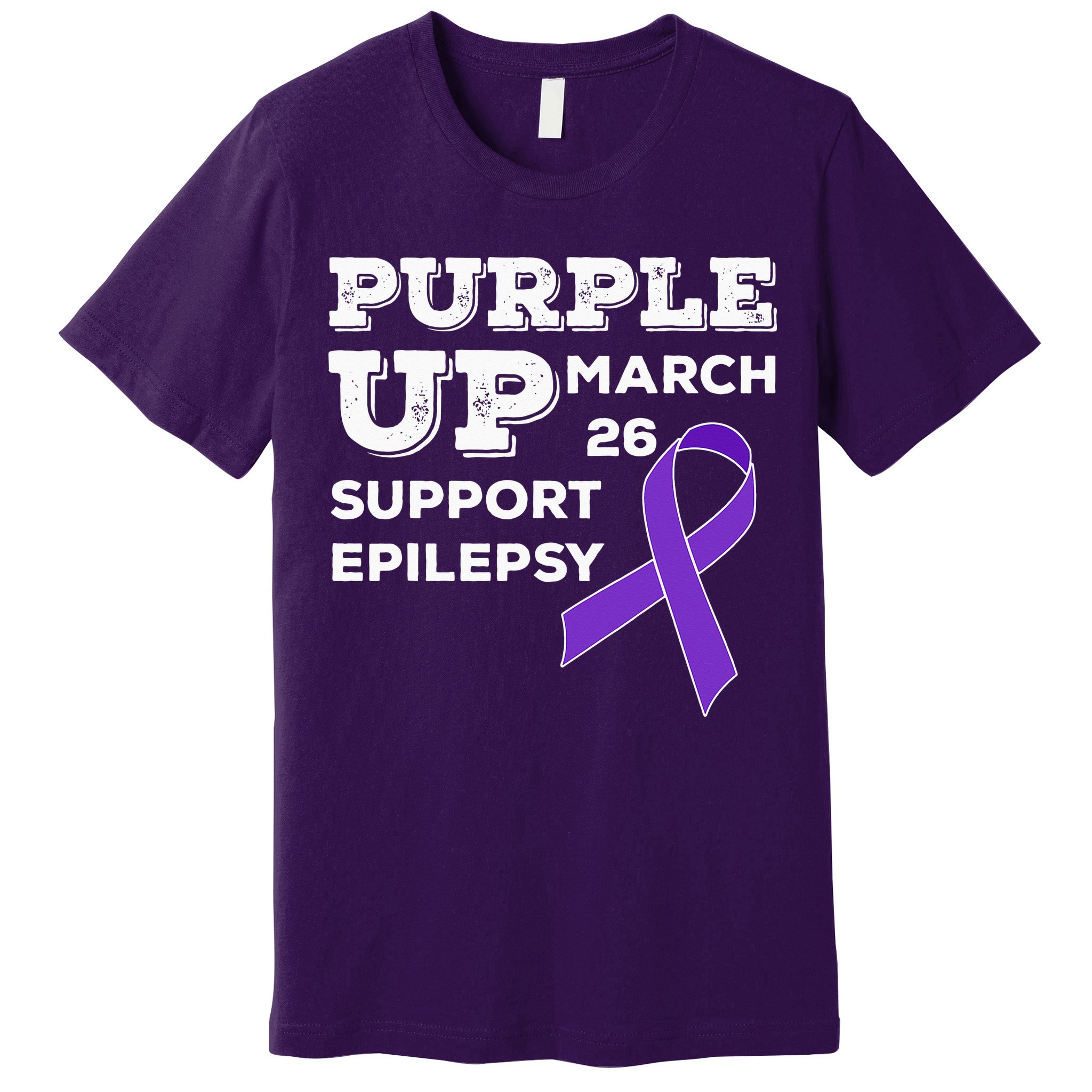 Purple UP March 26 Support Epilepsy Awareness Day Premium T-Shirt
