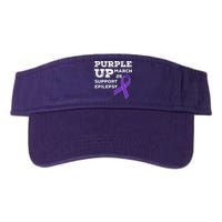 Purple UP March 26 Support Epilepsy Awareness Day Valucap Bio-Washed Visor