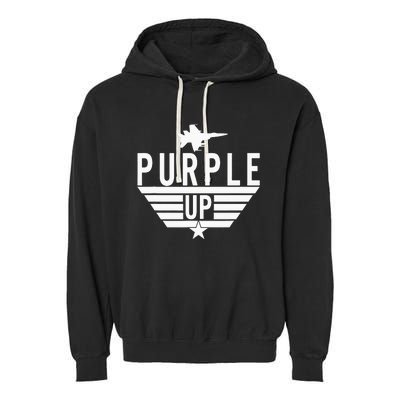 Purple Up Military Child Month Garment-Dyed Fleece Hoodie