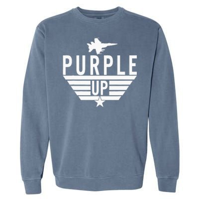 Purple Up Military Child Month Garment-Dyed Sweatshirt