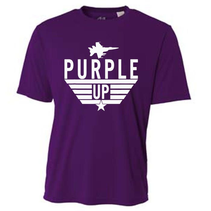 Purple Up Military Child Month Cooling Performance Crew T-Shirt