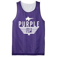 Purple Up Military Child Month Mesh Reversible Basketball Jersey Tank