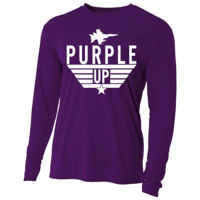 Purple Up Military Child Month Cooling Performance Long Sleeve Crew