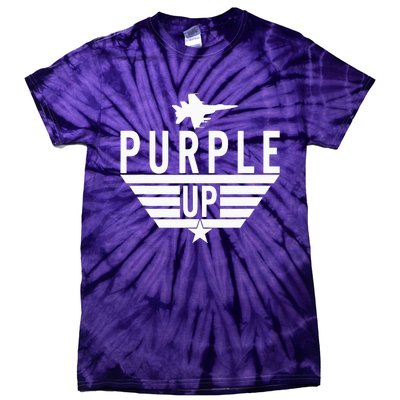 Purple Up Military Child Month Tie-Dye T-Shirt