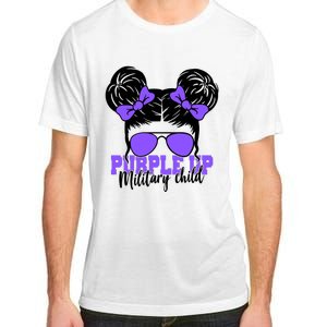 Purple Up Military Child Hair Bun Adult ChromaSoft Performance T-Shirt