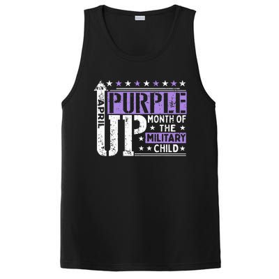 Purple Up Month Of Military Child Awarenes PosiCharge Competitor Tank