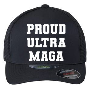 Proud Ultra MAGA Varsity USA United States Of America Flexfit Unipanel Trucker Cap