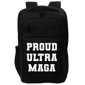 Proud Ultra MAGA Varsity USA United States Of America Impact Tech Backpack