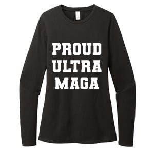 Proud Ultra MAGA Varsity USA United States Of America Womens CVC Long Sleeve Shirt