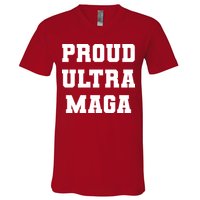 Proud Ultra MAGA Varsity USA United States Of America V-Neck T-Shirt