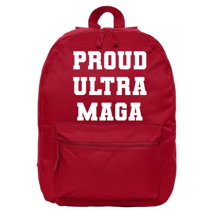 Proud Ultra MAGA Varsity USA United States Of America 16 in Basic Backpack