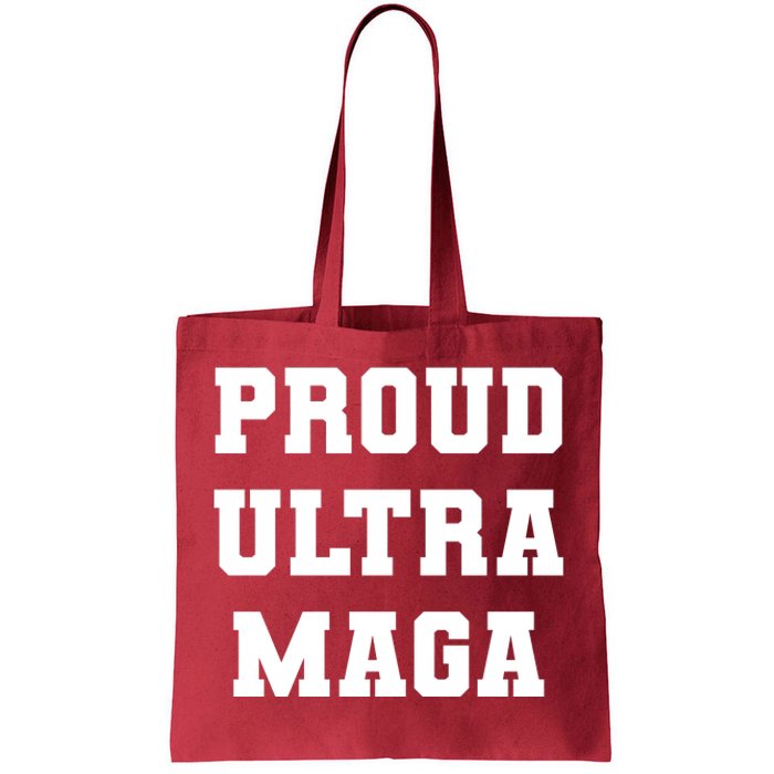 Proud Ultra MAGA Varsity USA United States Of America Tote Bag