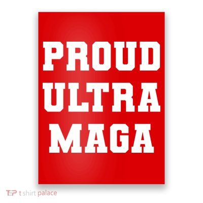 Proud Ultra MAGA Varsity USA United States Of America Poster