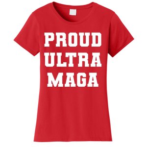 Proud Ultra MAGA Varsity USA United States Of America Women's T-Shirt