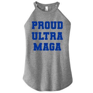 Proud Ultra MAGA Varsity USA United States Of America Women's Perfect Tri Rocker Tank