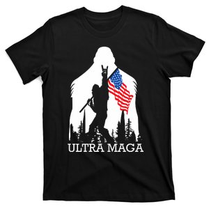 Patriotic Ultra Maga Silhouette Graphic T-Shirt