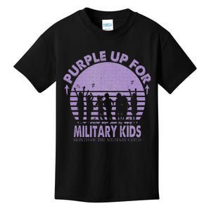 Purple Up Military Month Of The Military Kids T-Shirt