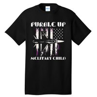 Purple Up Melitary Child Tall T-Shirt