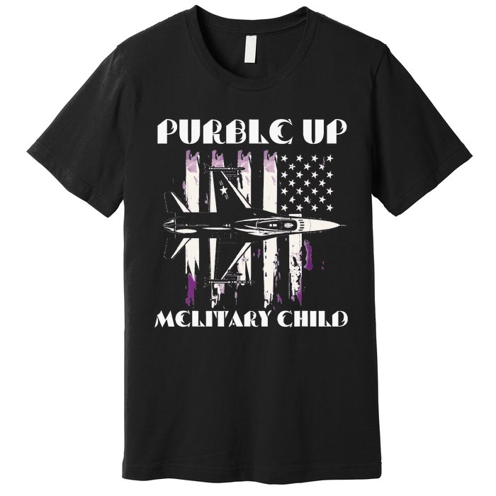 Purple Up Melitary Child Premium T-Shirt