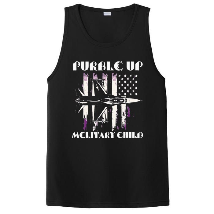 Purple Up Melitary Child PosiCharge Competitor Tank