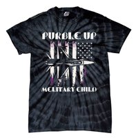 Purple Up Melitary Child Tie-Dye T-Shirt