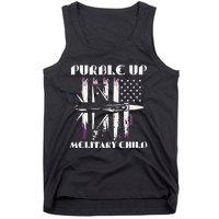 Purple Up Melitary Child Tank Top